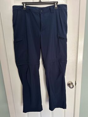 Columbia Men's Navy Zip-Off Cargo Pants